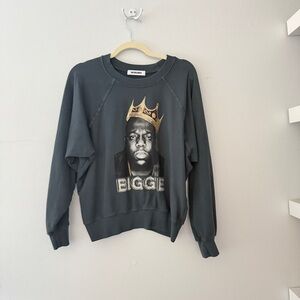 Daydreamer Gray Graphic Sweater